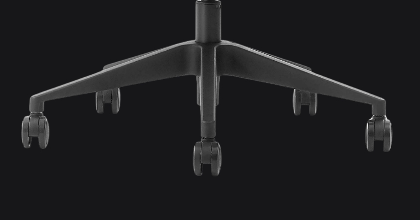 Nylonowa podstawa z kółkami PU Ergonaut NEST Czarny